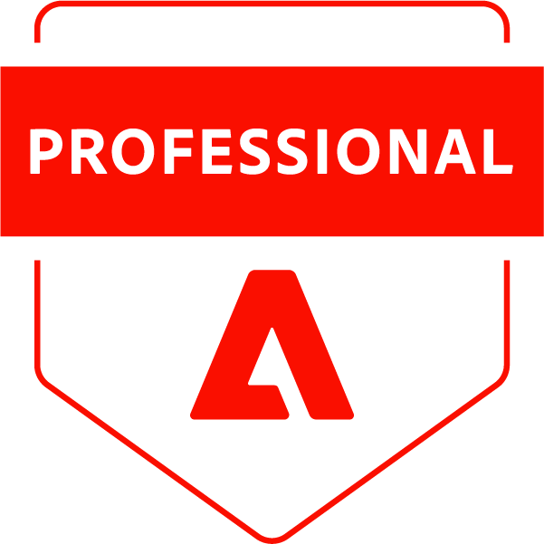 Adobe Certified Professional badge